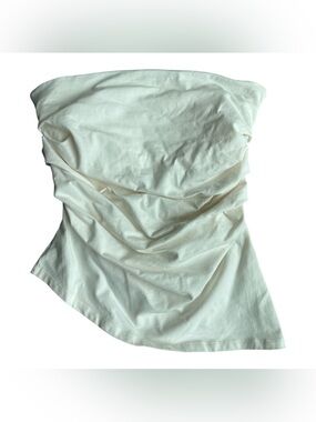 Good American Asymmetrical Strapless Top